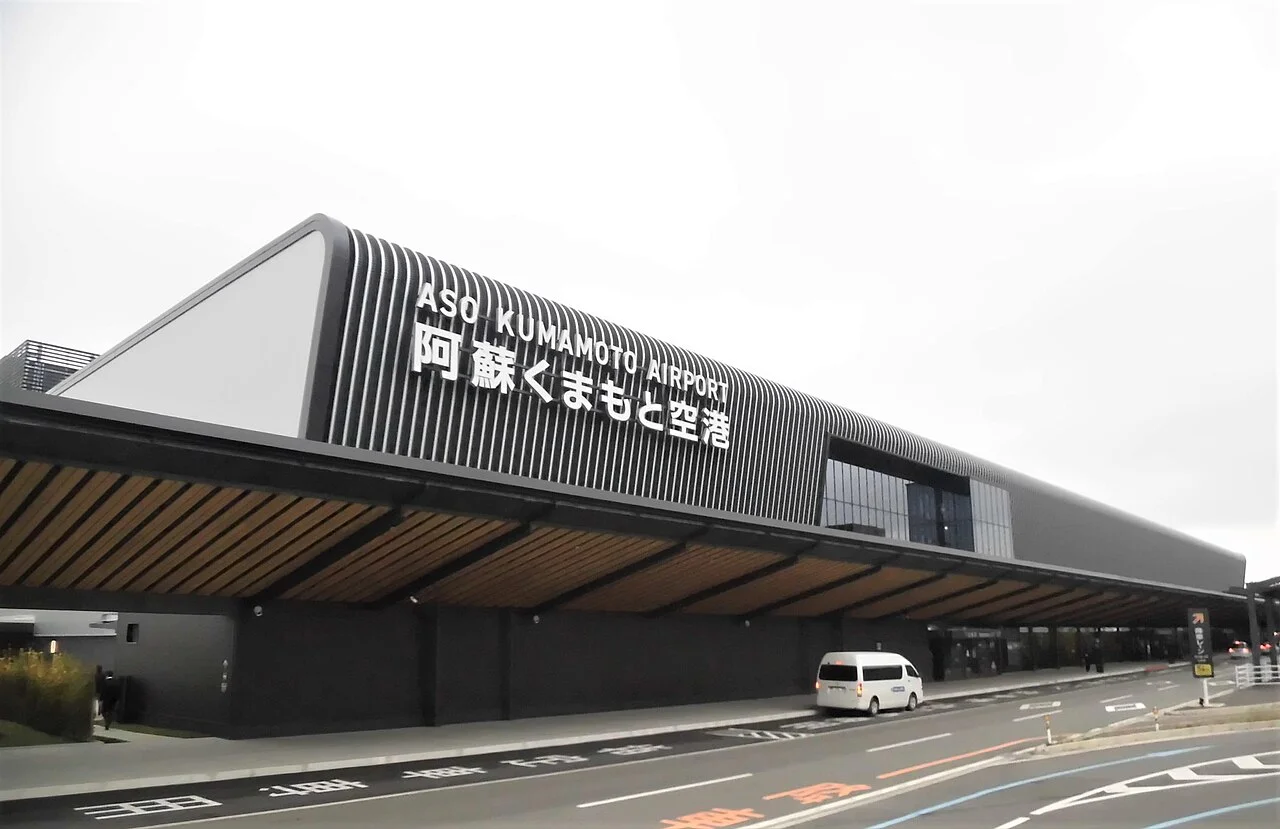 熊本空港の風景