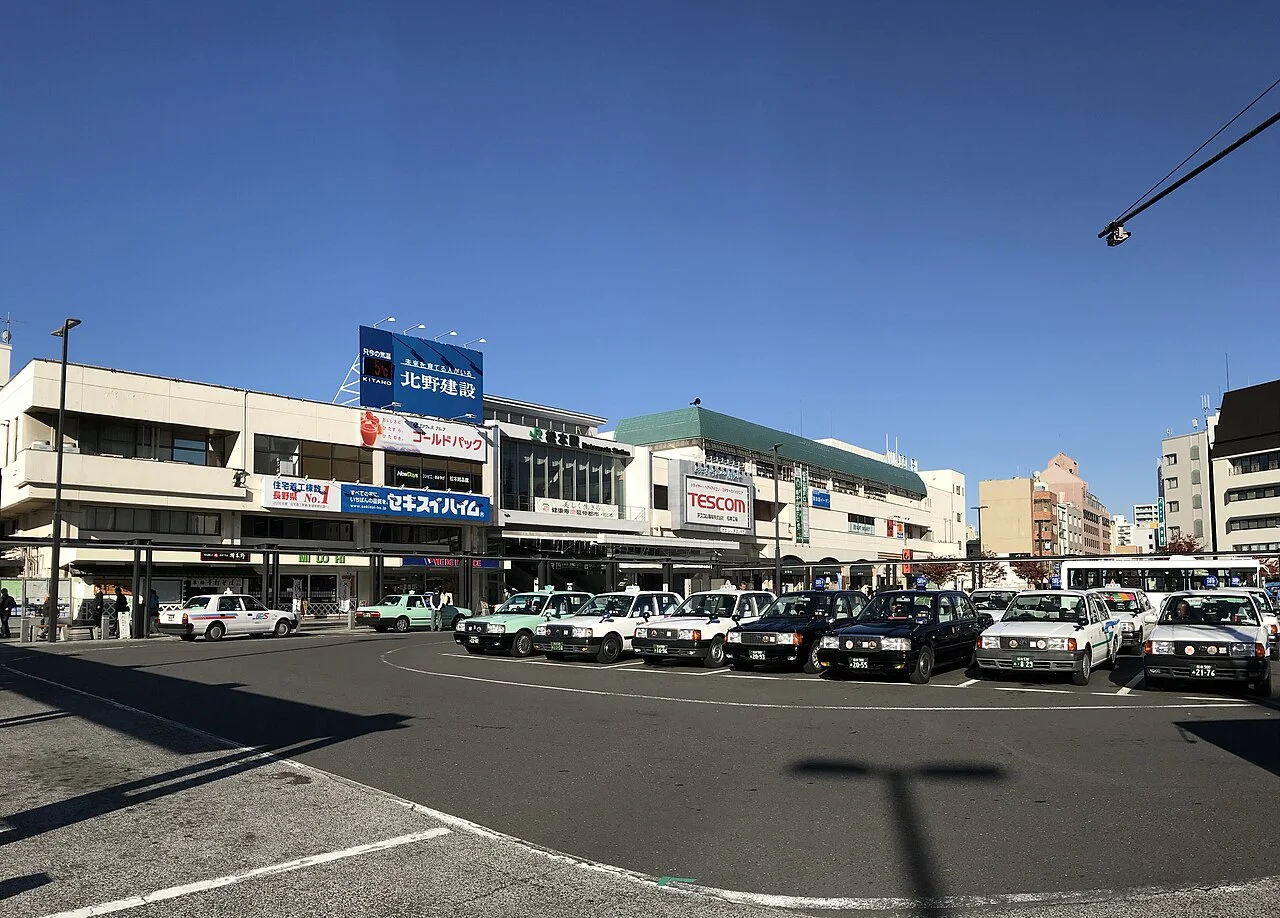 松本駅の風景